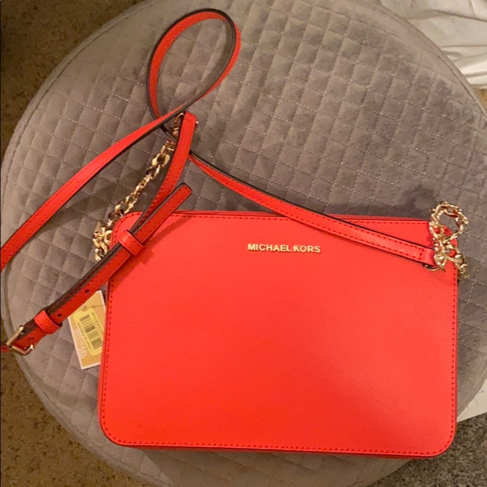 Michael Kors Coral Handbag Crossbody